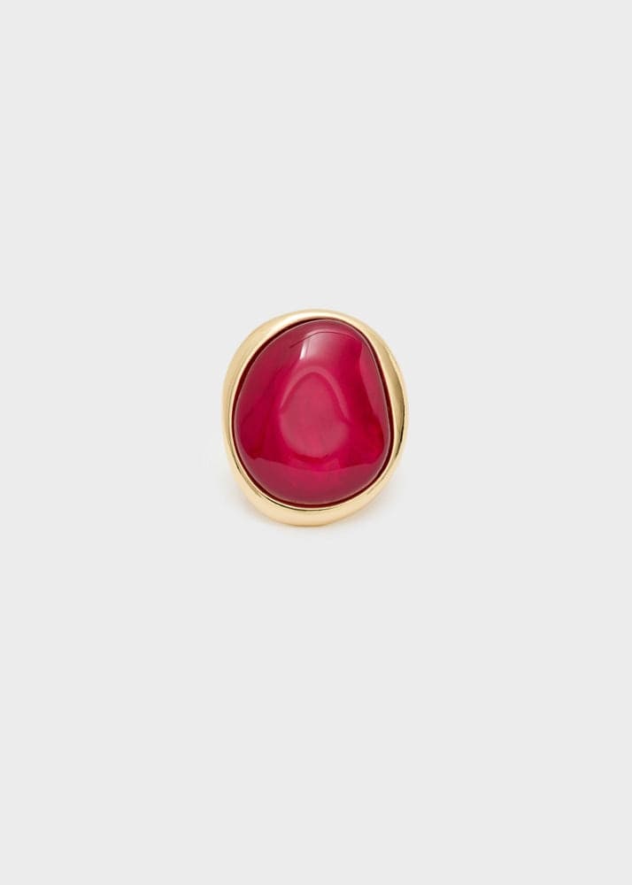 ANELLO KABRI IN ACRILICO OVER MAGENTA