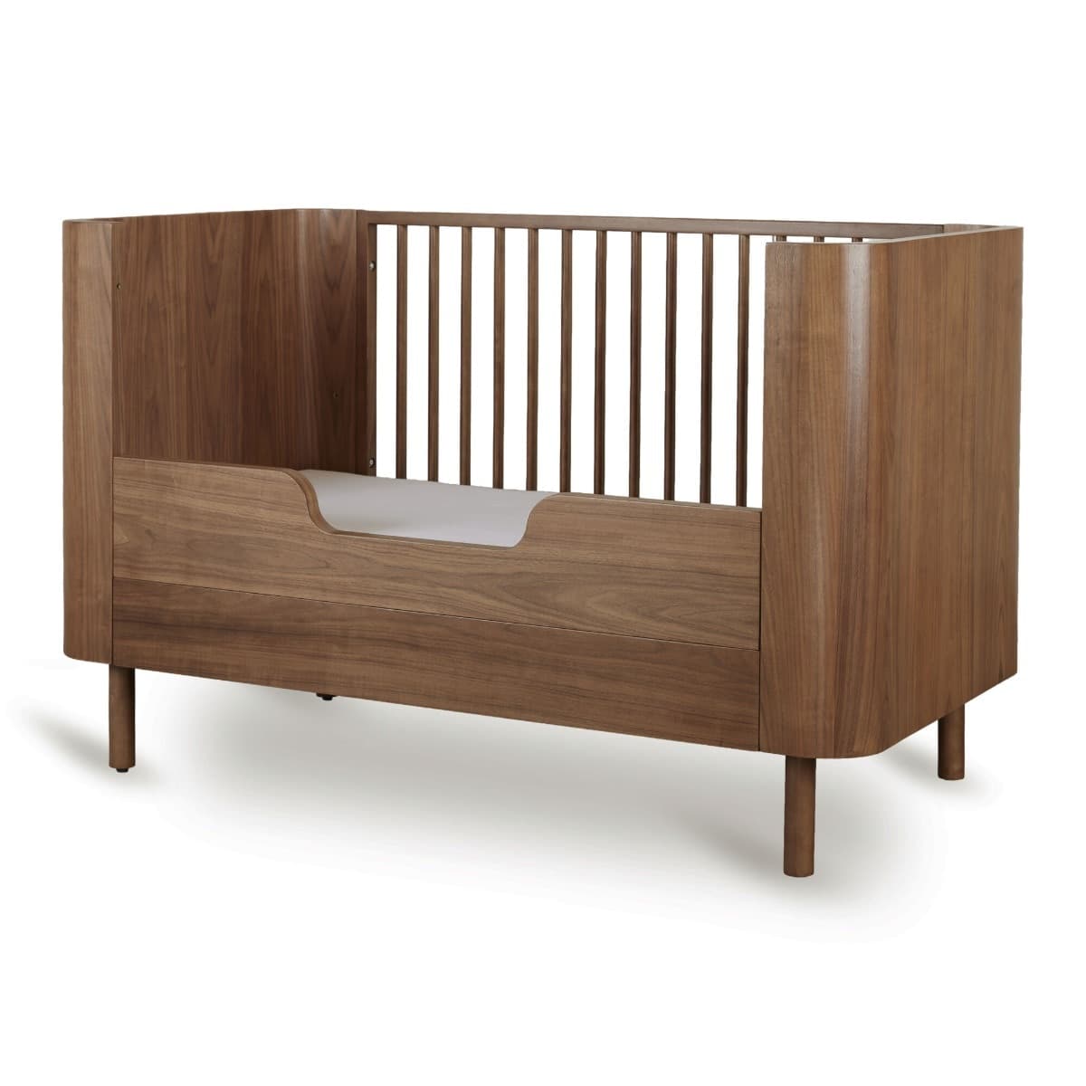 Sponda di Sicurezza Quax Yume per Lettino 140x70 cm-Walnut - 6