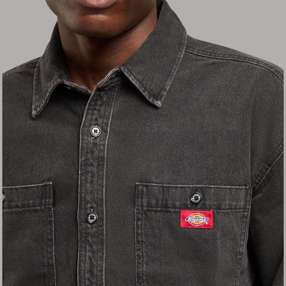 Camicia Dickies Mechanic oversize in denim di cotone - 4