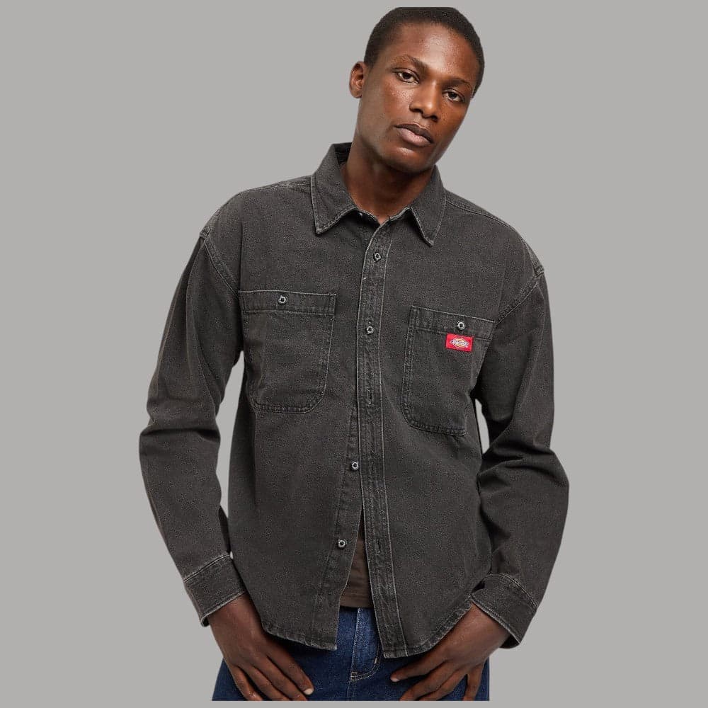 Camicia Dickies Mechanic oversize in denim di cotone - 5