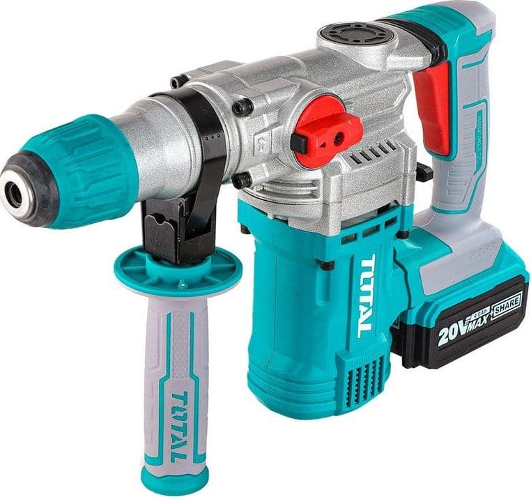 Total TRHLI20288 Martello Rotativo 4,5J SDS PLUS BRUSHLESS S/ SPAZZOLE 20V - 3