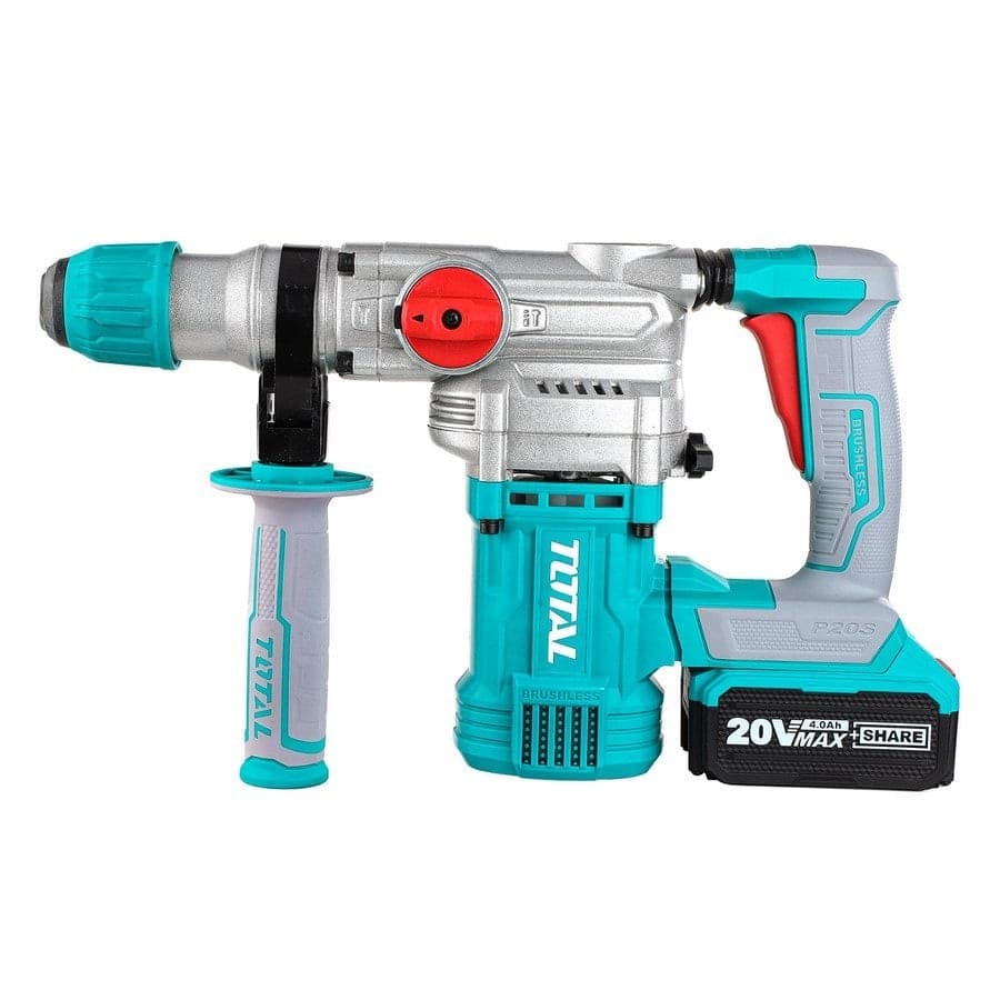 Total TRHLI20288 Martello Rotativo 4,5J SDS PLUS BRUSHLESS S/ SPAZZOLE 20V - 4