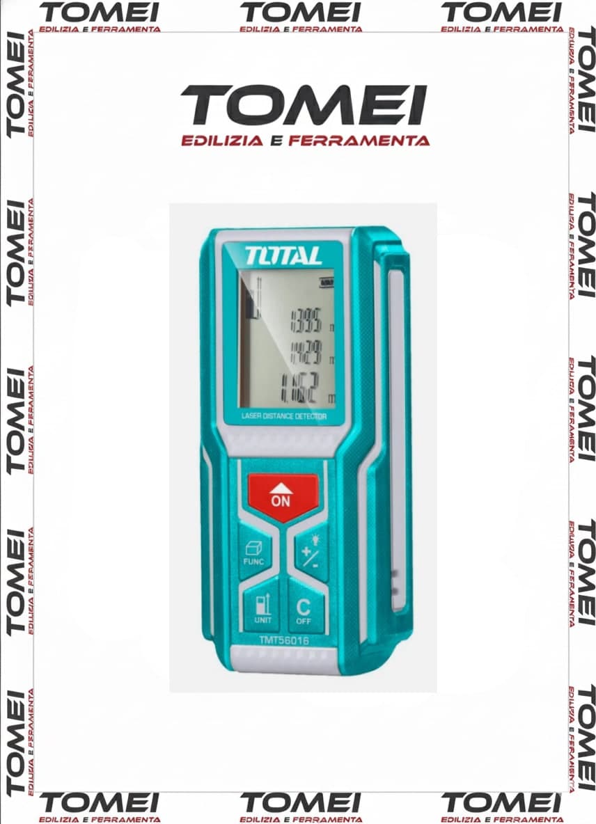 Distanziometro metro laser Total TMT56016 60 metri area volume altezza - 2