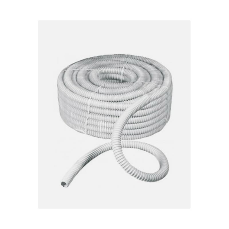 guaina pvc spiralata bianca flessibile tubo guaina passacavi D.20/25 mt 30 - 20