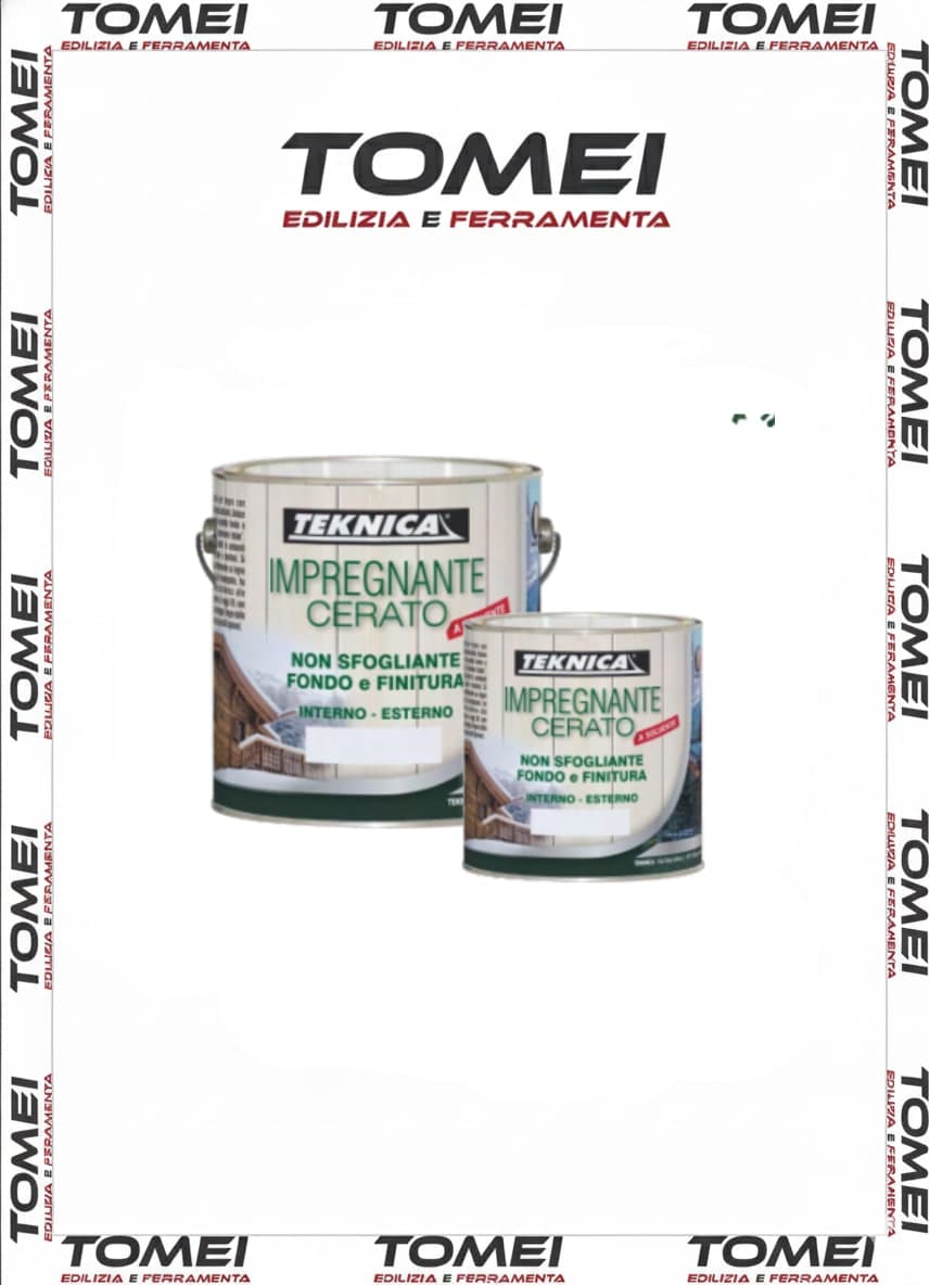 Teknica Impregnante alsolvente cerato per Legno Interno Esterno 750 ml - 42