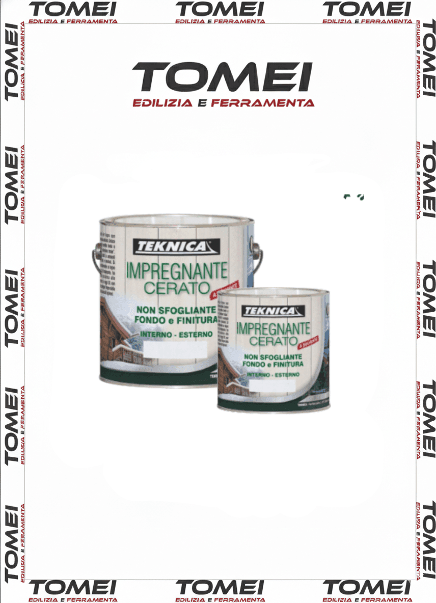 Teknica Impregnante alsolvente cerato per Legno Interno Esterno 750 ml - 9