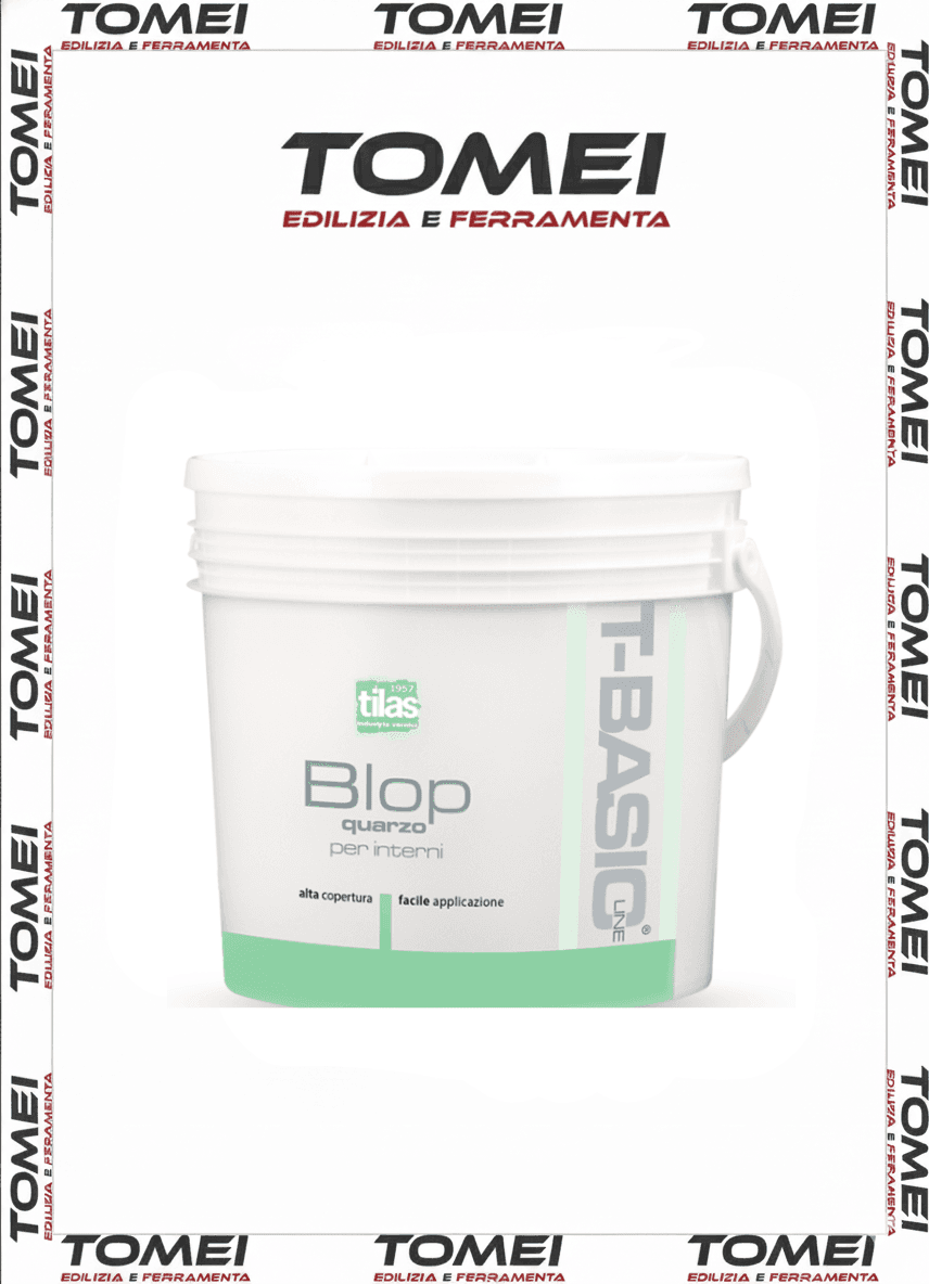QUARZO PLASTICO BLOP DA LT 12 TILAS RESA 96 MQ BIANCO RIVESTIMENTO PLASTICO - 24