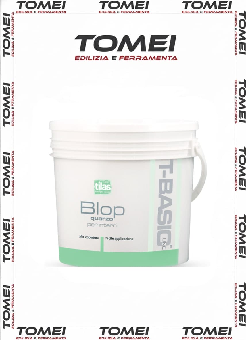 QUARZO PLASTICO BLOP DA LT 12 TILAS RESA 96 MQ BIANCO RIVESTIMENTO PLASTICO - 44