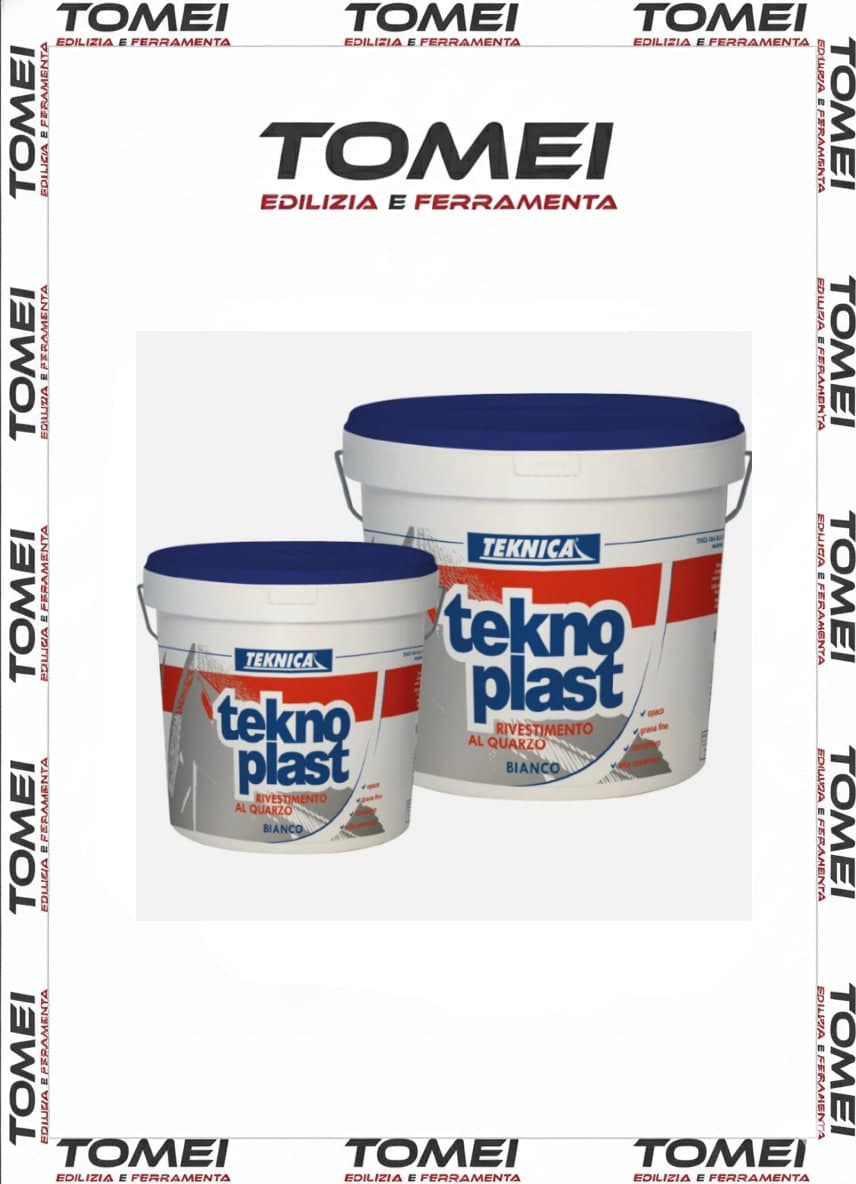Teknica TEKNOPLAST QUARZO fino pittura esterno idrorepellente bianca 4 / 14 lt - 41