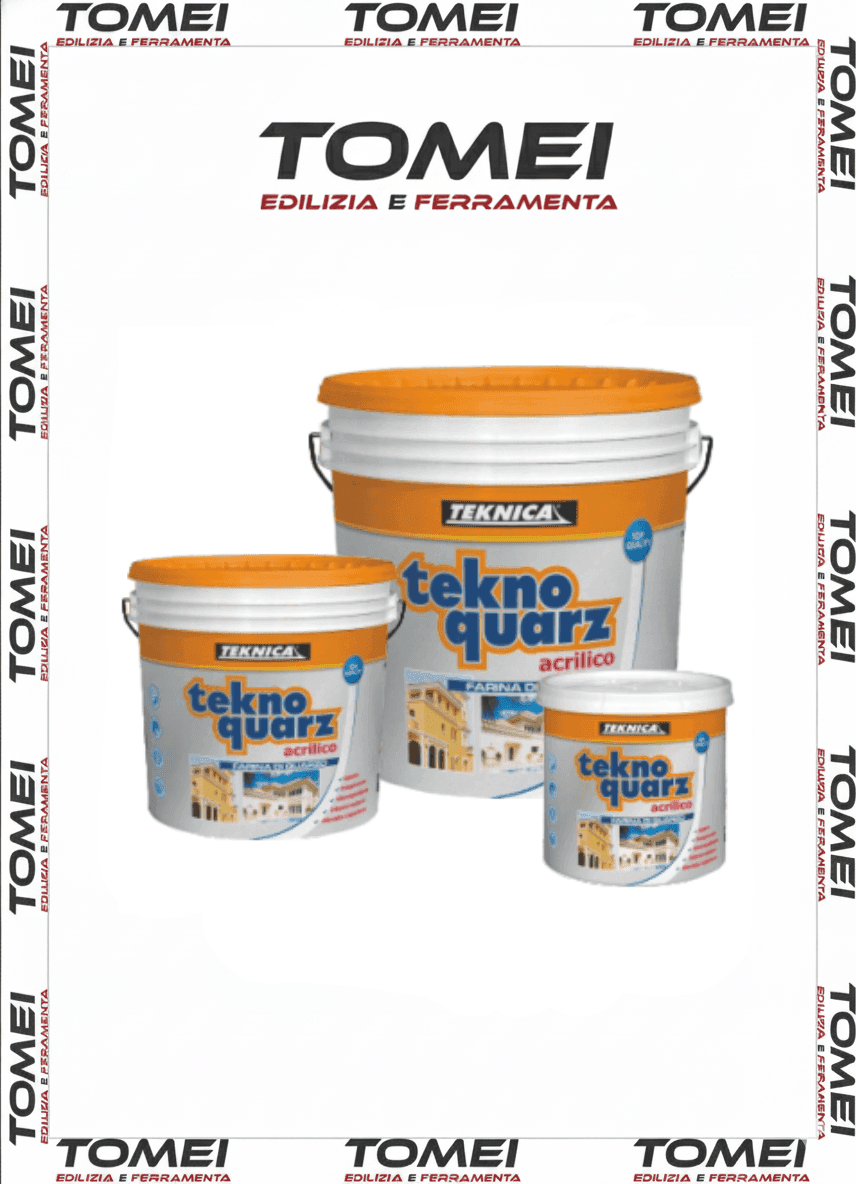 TEKNOQUARZ Teknica 4/14lt Pittura al Quarzo Professionale Bianco interno-esterno - 18