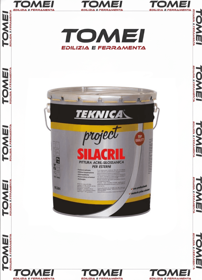 SILACRIL TEKNICA quarzo Silossanico  Alta Traspirabilità e Idrorepellente 14 LT - 16