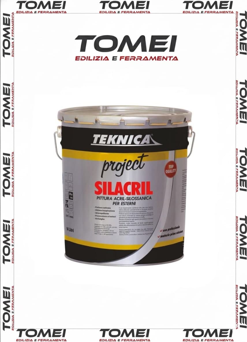 SILACRIL TEKNICA quarzo Silossanico  Alta Traspirabilità e Idrorepellente 14 LT - 44