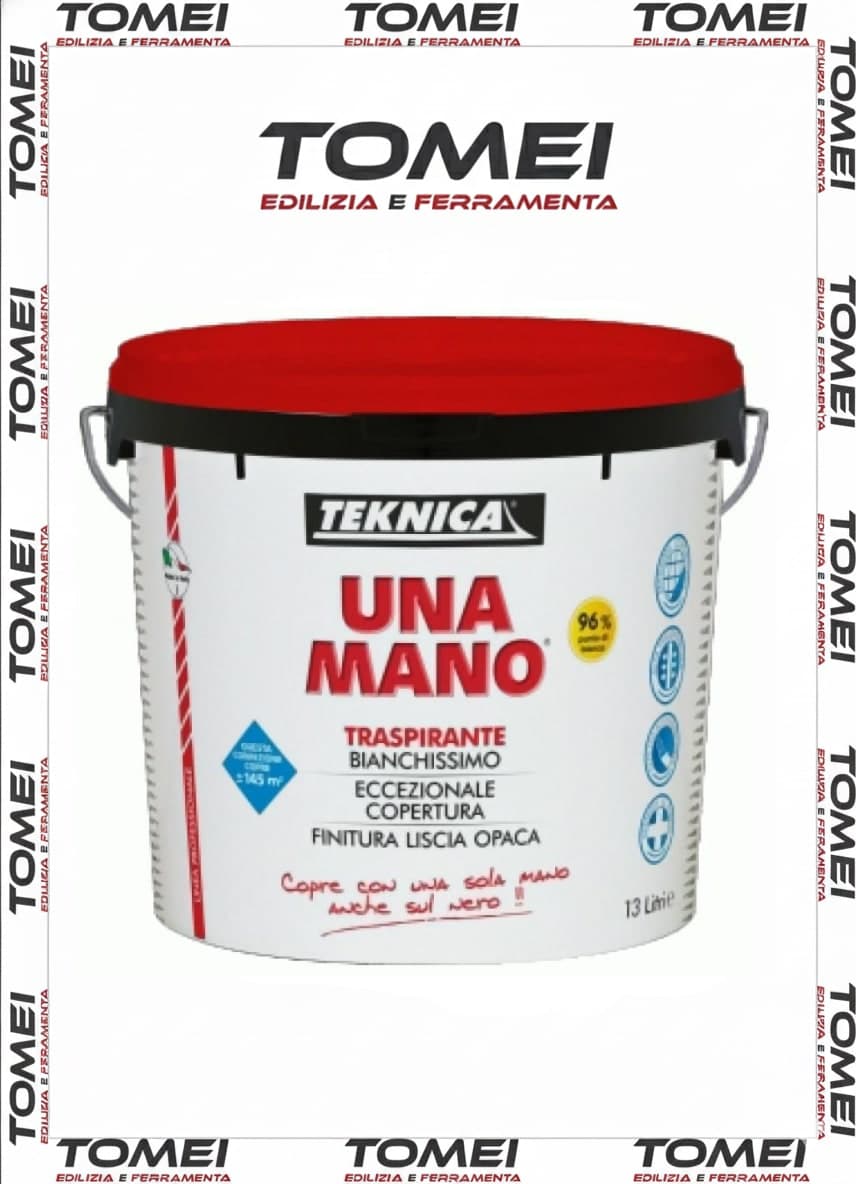 IDROPITTURA LAVABILE UNA MANO TRASPIRANTE TEKNICA 4-13 LT SUPER COPRENTE 1 MANO - 39