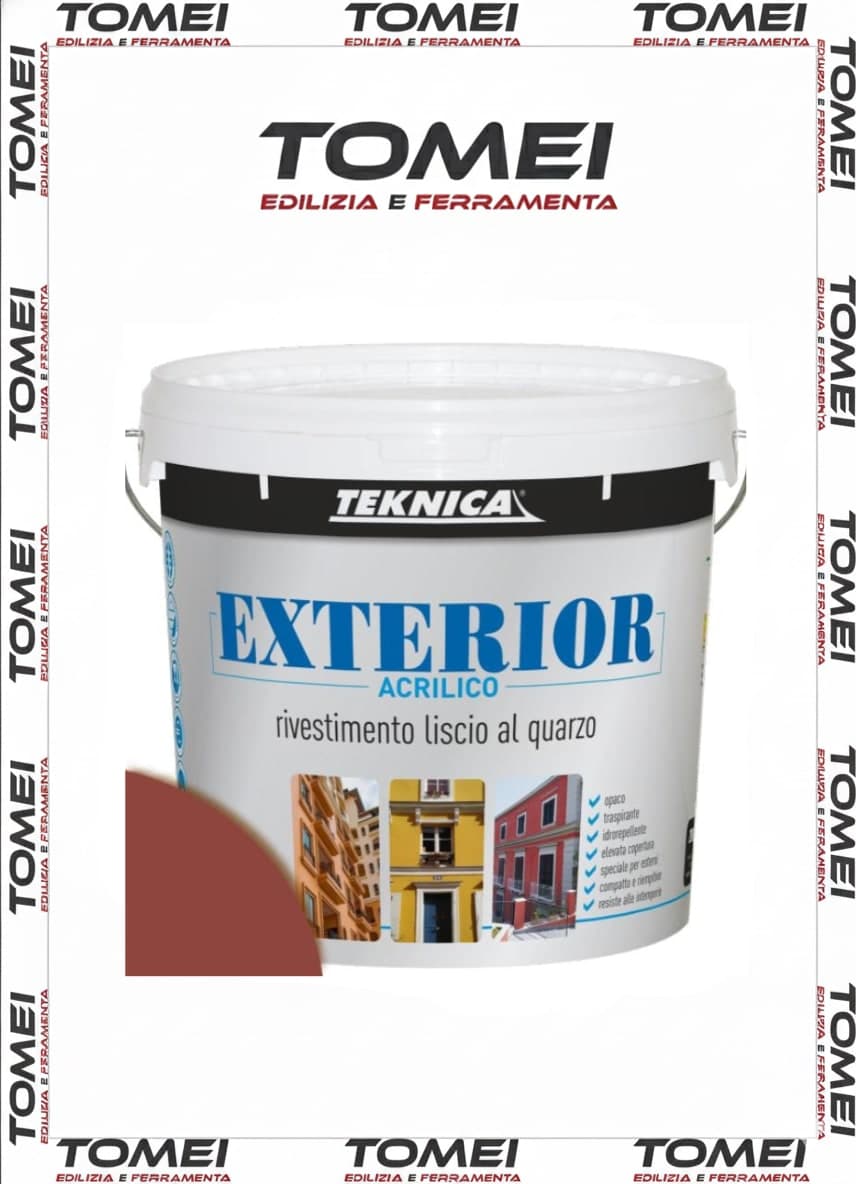 Pittura al Quarzo Teknica EXTERIOR - Rivestimento Protettivo 14LT colorato - 29
