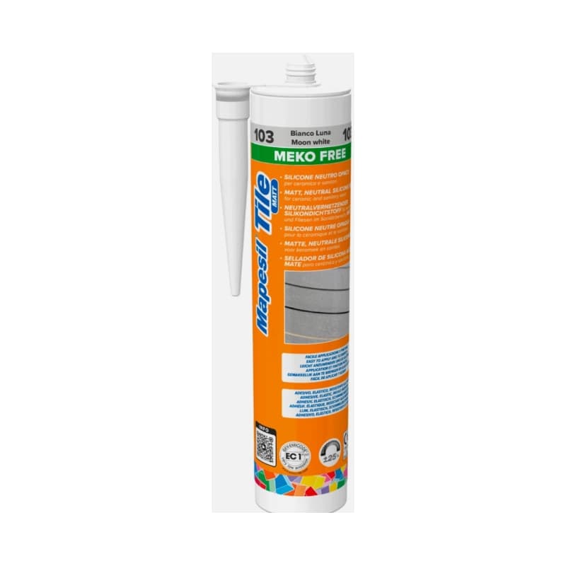 Sigillante Siliconico Opaco Per Ceramica Resistente a Muffa Mapesil Tile Matt - 32
