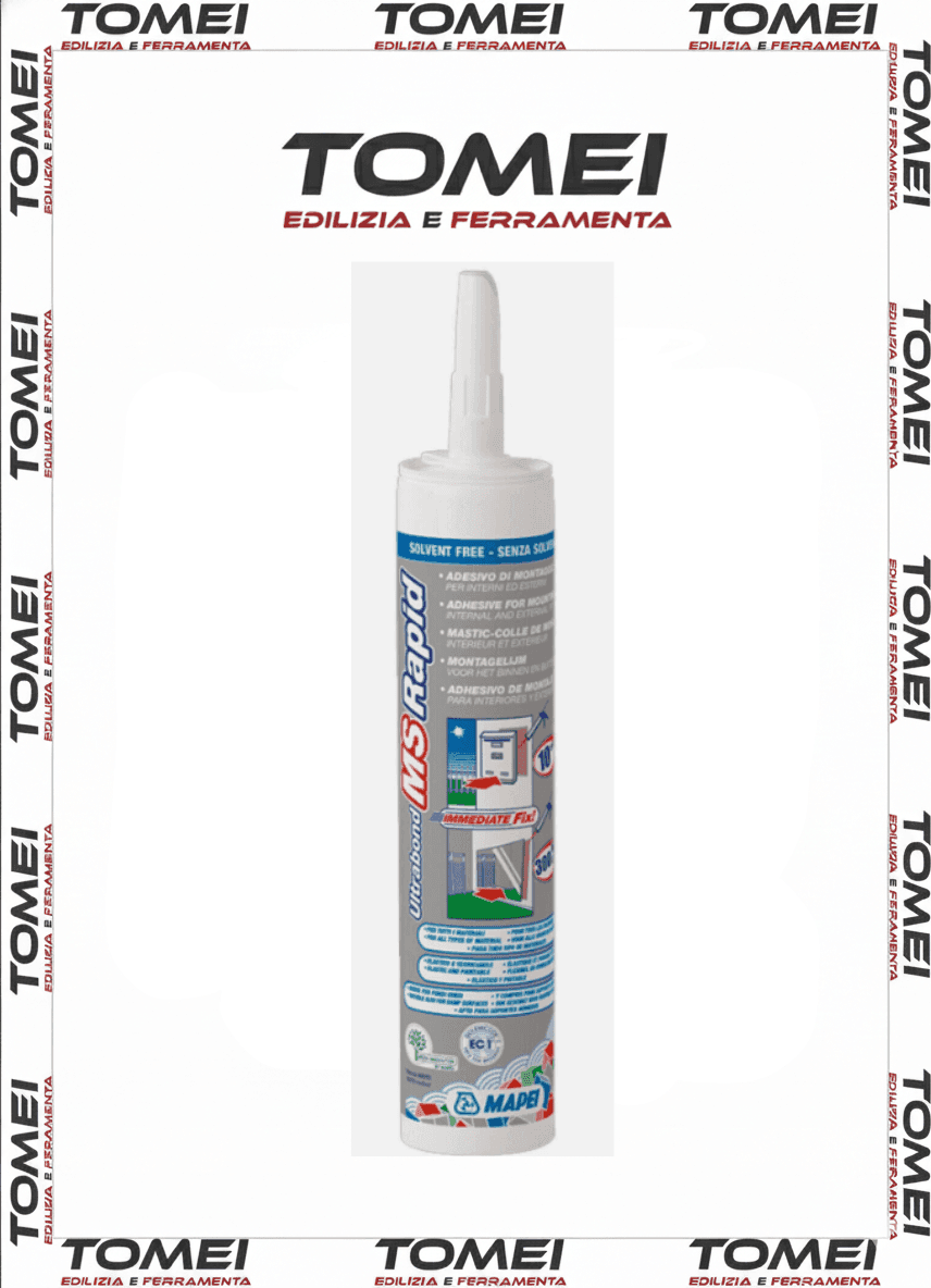 MAPEI ULTRABOND MS RAPID 310ML Adesivo di montaggio deformabile ibrido sigillant - 4
