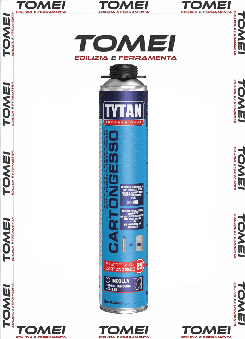 SCHIUMA ADESIVA TYTAN CARTONGESSO 840ML PER PISTOLA - 15