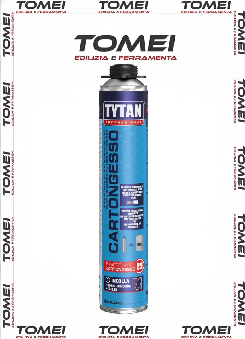SCHIUMA ADESIVA TYTAN CARTONGESSO 840ML PER PISTOLA - 25