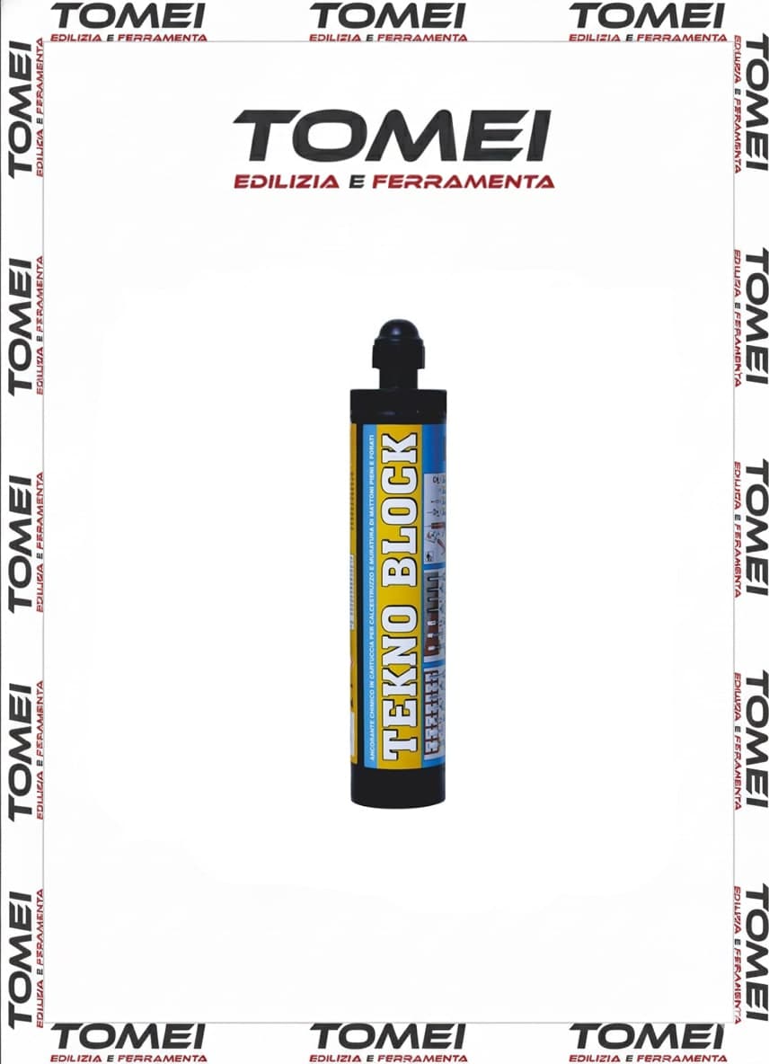 ANCORANTE CHIMICO IN CARTUCCIA - TASSELLO CHIMICO TEKNO BLOCK - 300ml - 41