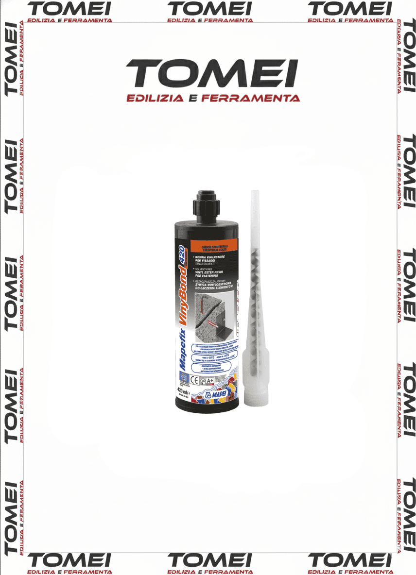 MAPEI - MAPEFIX VINYBOND 420 ML FISSAGGIO CHIMICO ANCORANTE ALTA RESISTENZA - 3