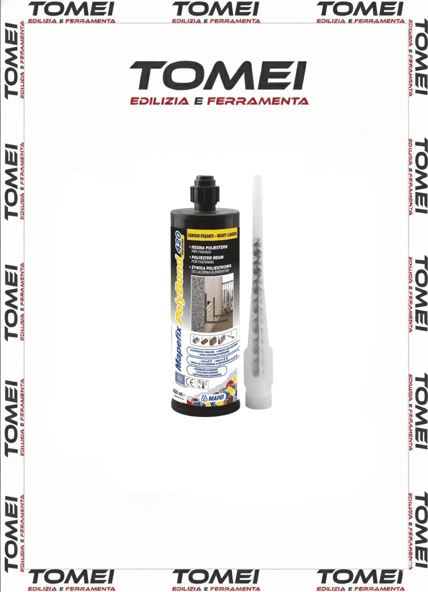 MAPEI MAPEFIX POLYBOND 420 ML FISSAGGIO CHIMICO BICOMPONENTE PER CARICHI PESANTI - 24