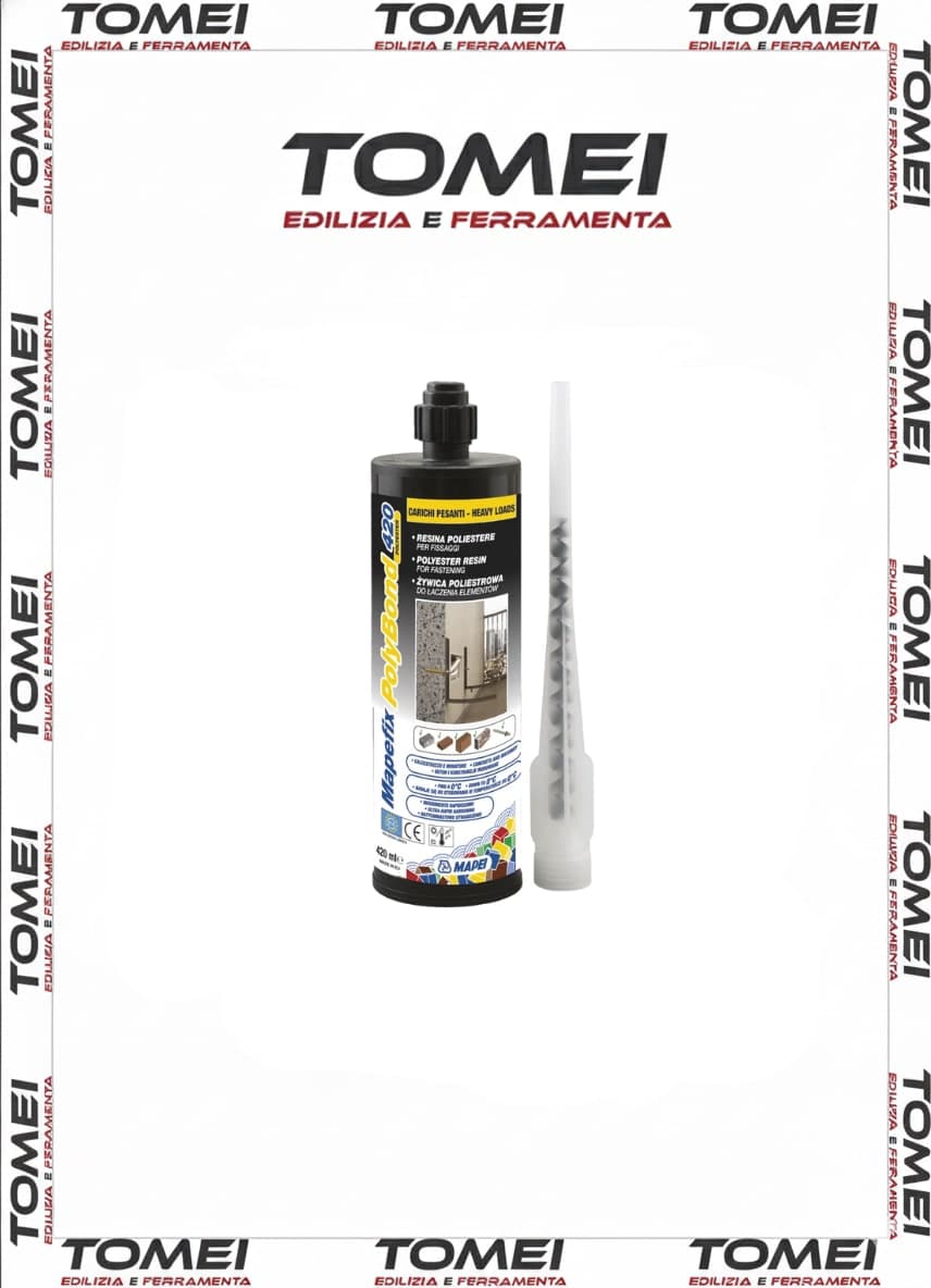 MAPEI MAPEFIX POLYBOND 420 ML FISSAGGIO CHIMICO BICOMPONENTE PER CARICHI PESANTI - 26