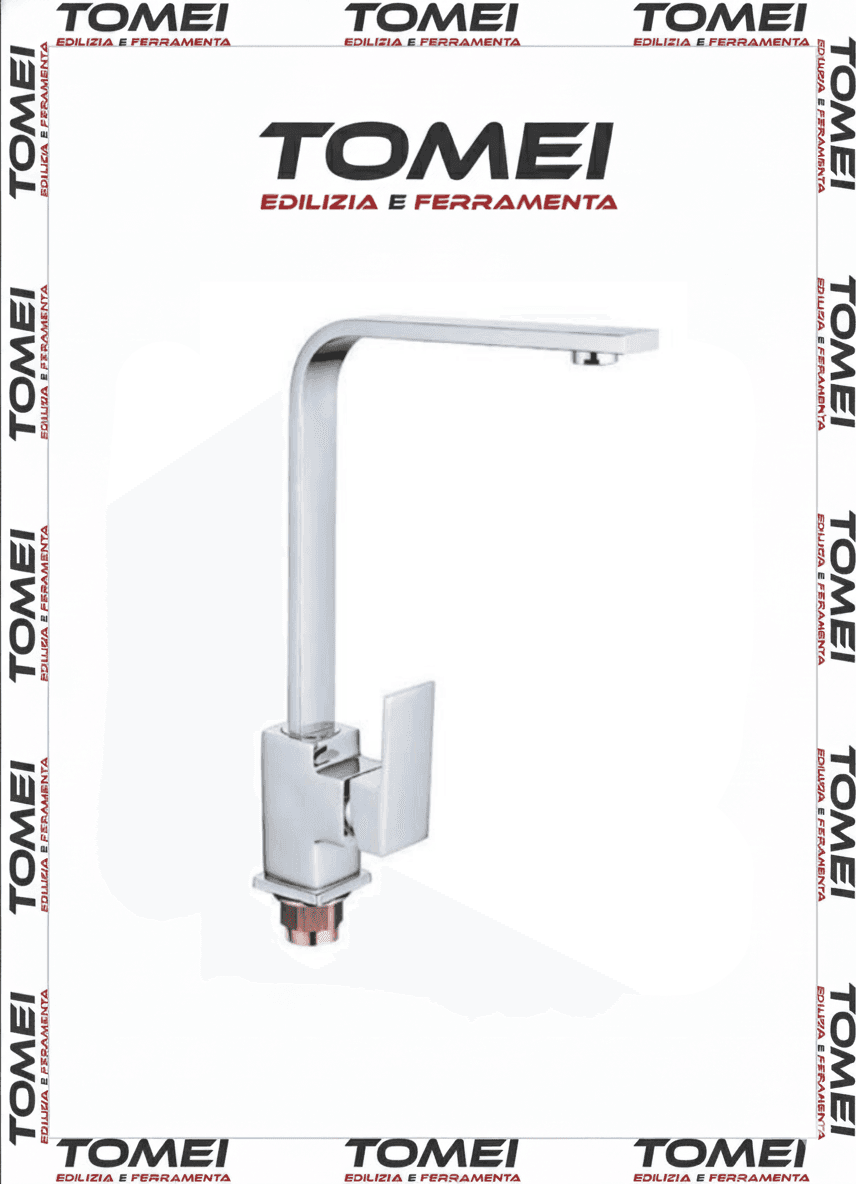 Rubinetto MISCELATORE Singapore per lavello/lavabo cucina, alto Cilvani GIREVOLE - 13