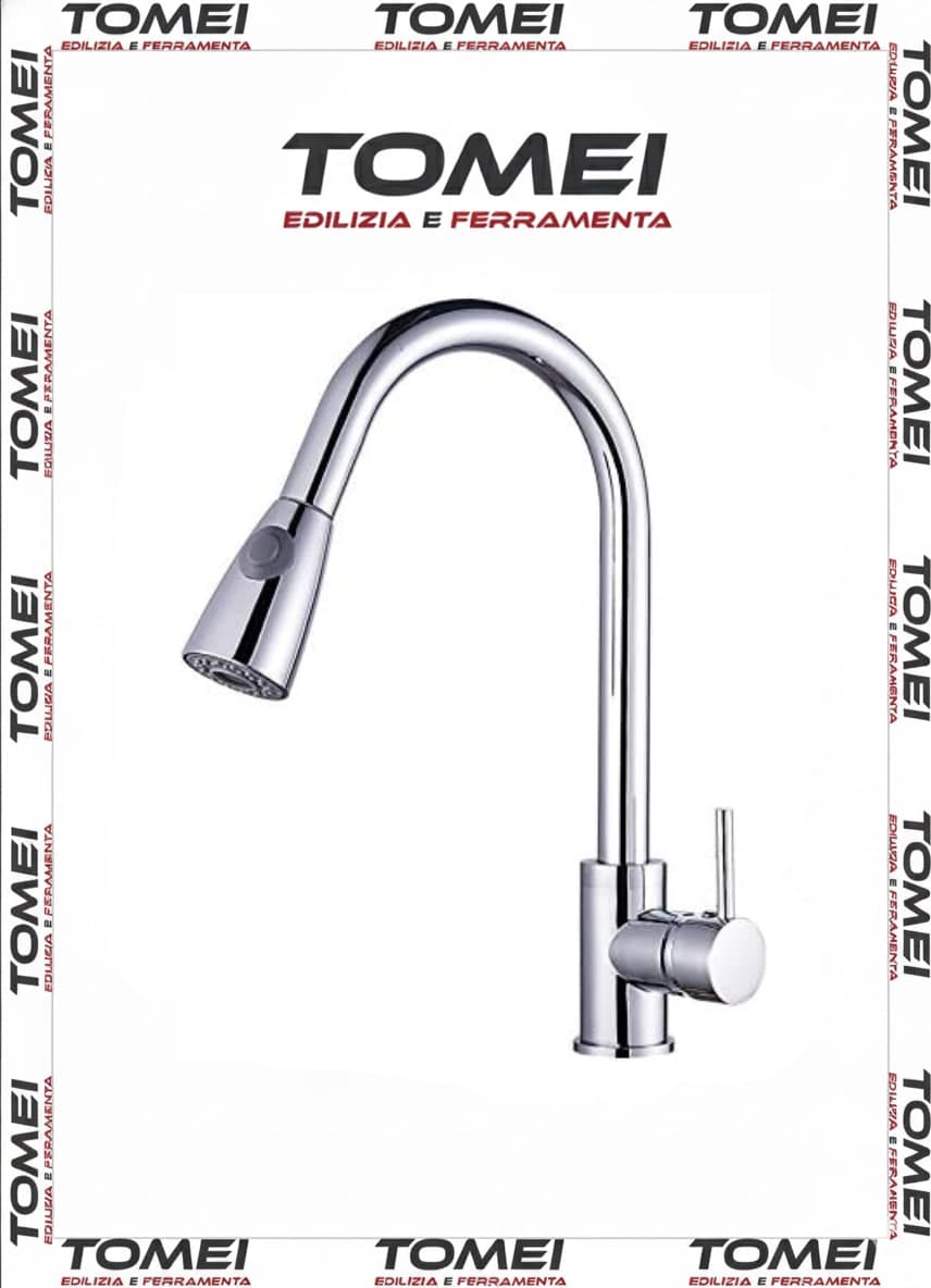 Rubinetto Cilvani Montecarlo con Doccetta estraibile per lavello lavabo cucina - 26