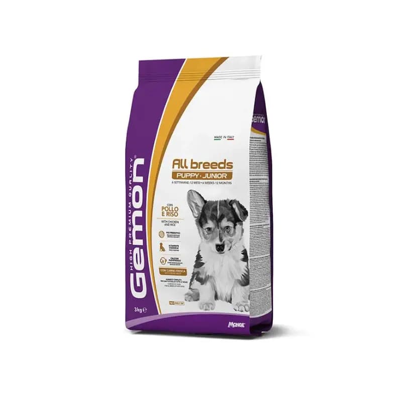 Monge Gemon Medium Puppy e Junior pollo e riso 1 / 2 / 3 sacchi da 15 kg x cane - 2