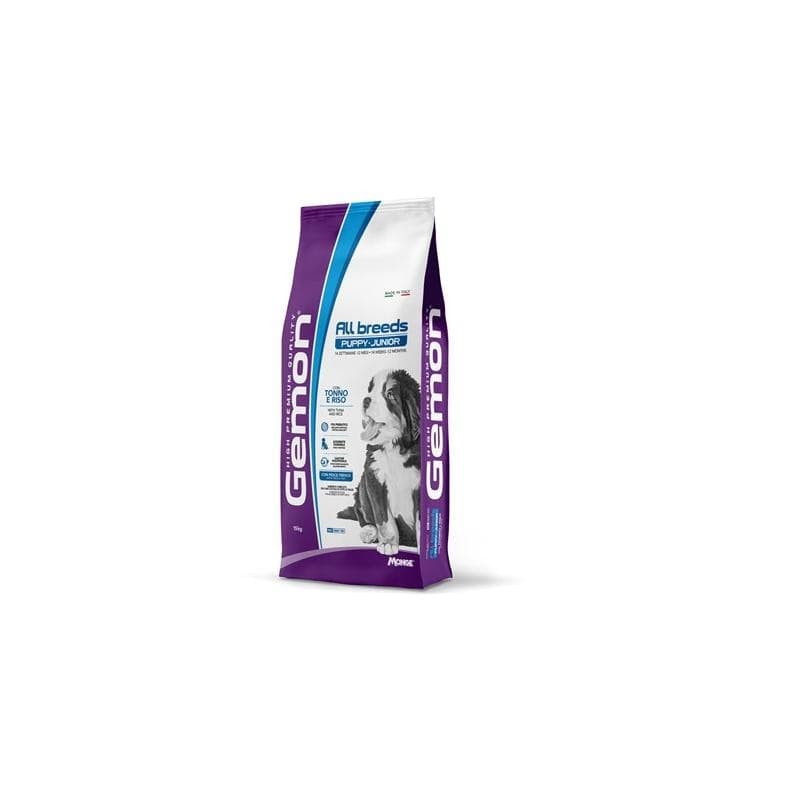Monge gemon cane puppy tonno e riso 15 kg all breeds crocchette per cuccioli dog - 3