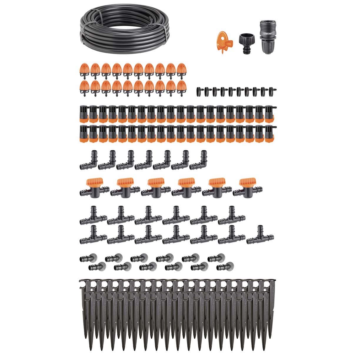 CLABER 90767 ORTO DRIP KIT PER ORTO X 60 PIANTE IRRIGAZIONE A GOCCIA ESPANDIBILE - 2