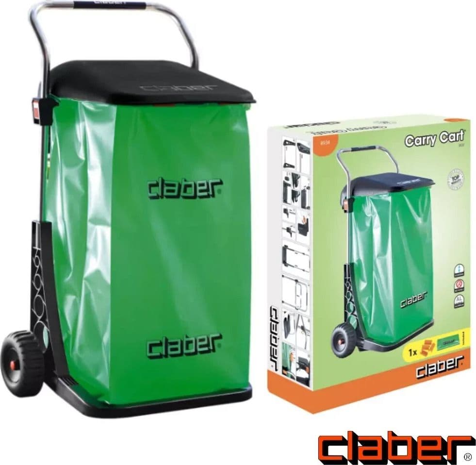 Claber CARRELLO PORTASACCO PORTATUTTO MULTIUSO DA GIARDINO Carry Cart Eco 8934 - 12