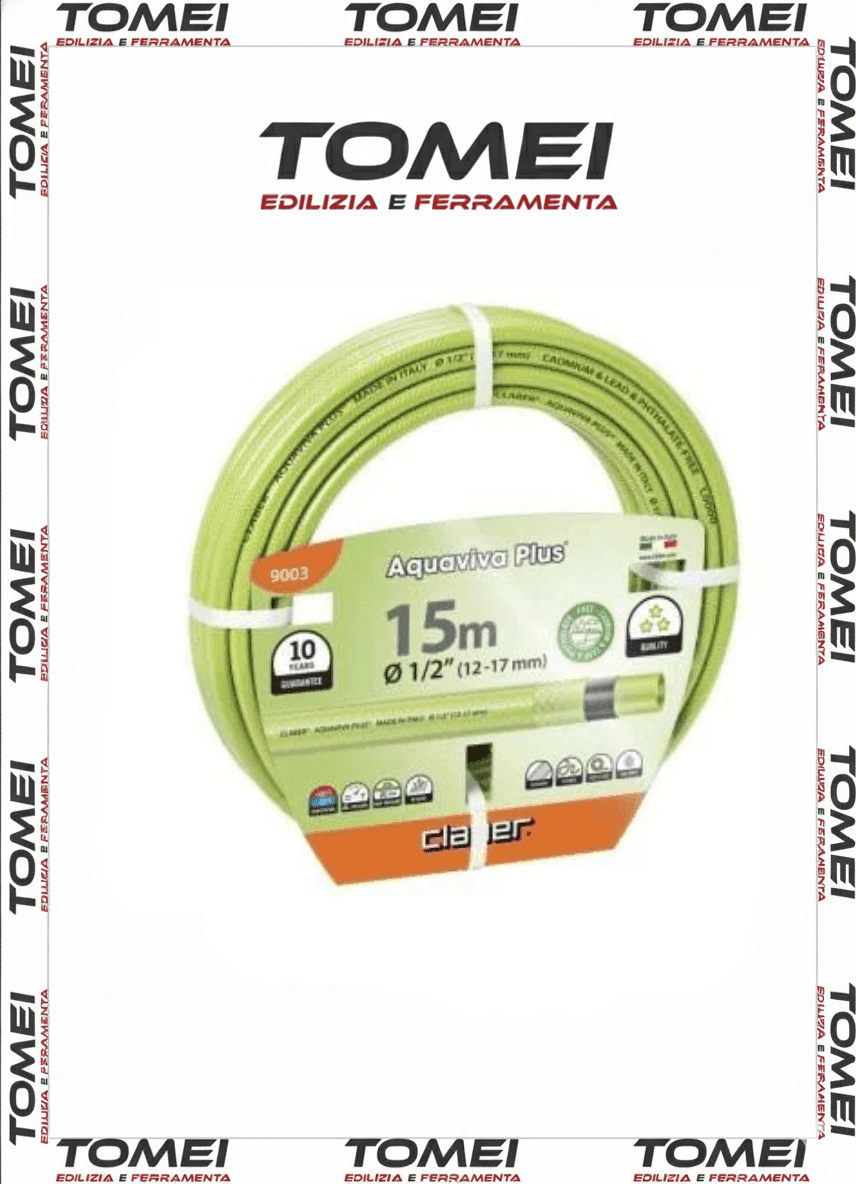 CLABER 9003 TUBO AQUAVIVA PLUS 1/2 (12-17mm) 15mt irrigazione garden giardino - 21