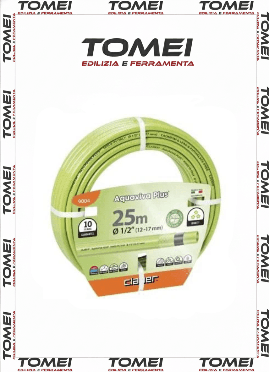 Claber 9004 Aquaviva Plus 1/2" 25 MT  Tubo Irrigazione Giardino Orto Fiori - 3