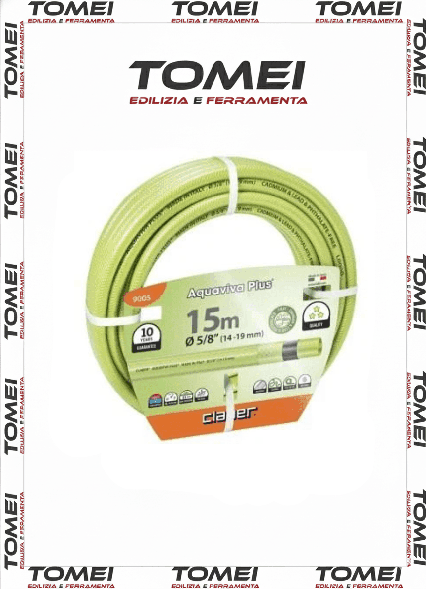 Claber 9005 Tubo Irrigazione 5/8" 15 MT  Aquaviva Plus Giardino Orto Fiori - 13