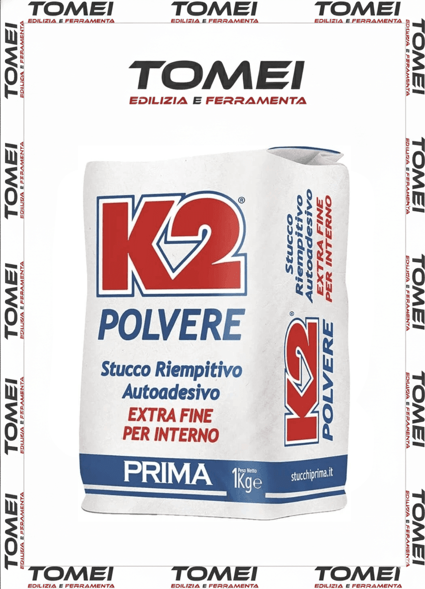 stucco riempitivo autoadesivo in polvere K2 composto da gesso - 1kg-5kg-25kg - 22