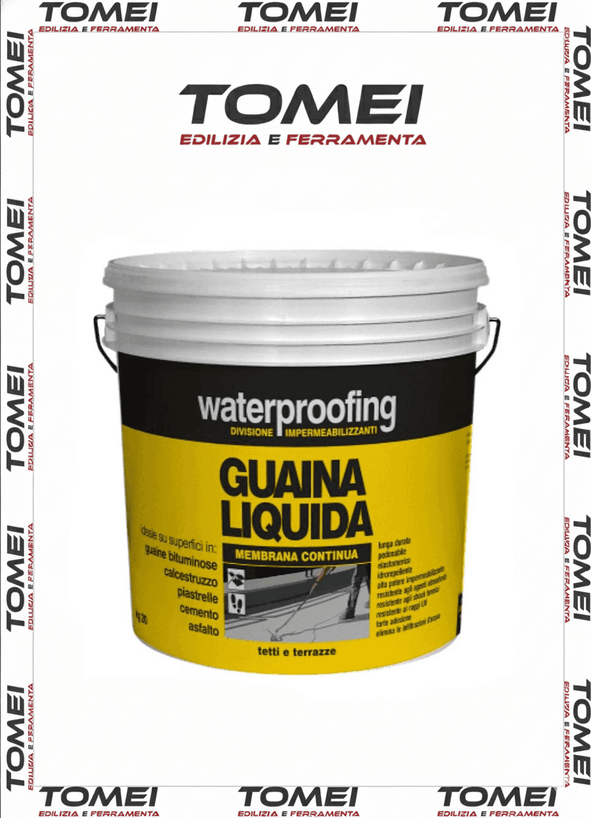 GUAINA LIQUIDA LT 13 PER RIVESTIMENTO PROTETTIVO TETTI PAVIMENTO COL.GRIGIO - 10
