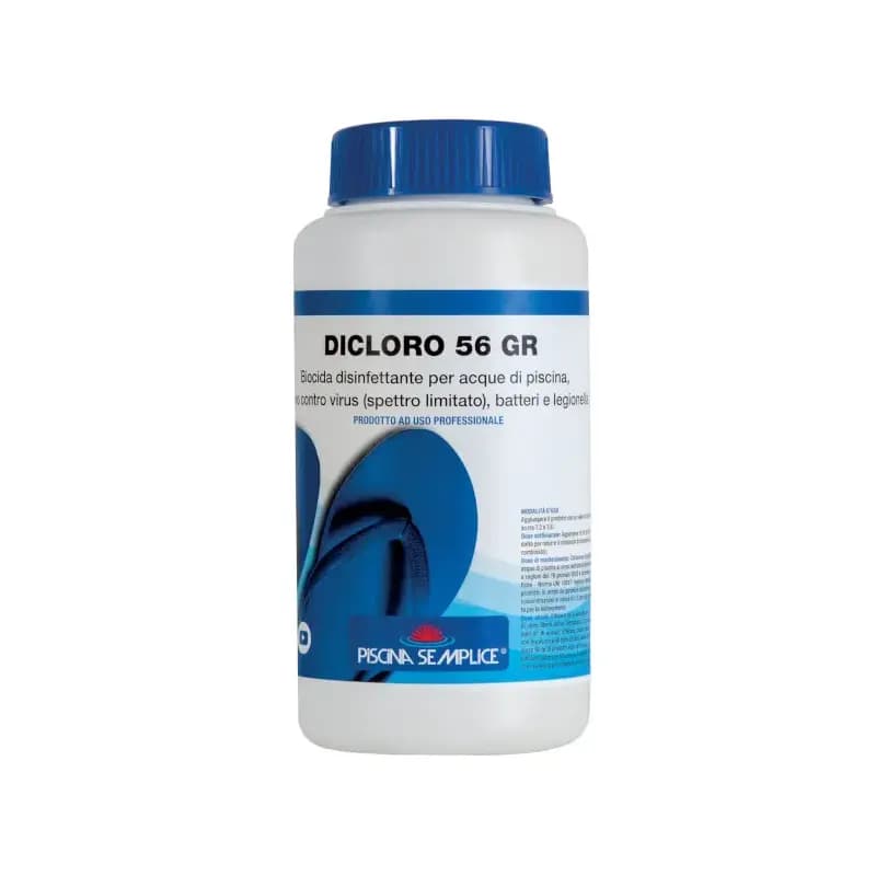 LAPI Dicloro 56% cloro granulare trattamento rapido shock acqua piscina 1 kg - 2