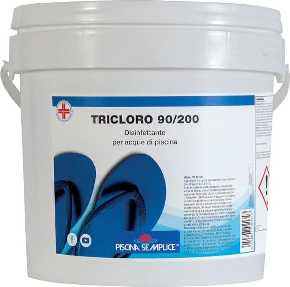 LAPI TRICLORO 90% in Pastiglie 200 gr  10 kg - CLORO per Acqua Piscina - 2