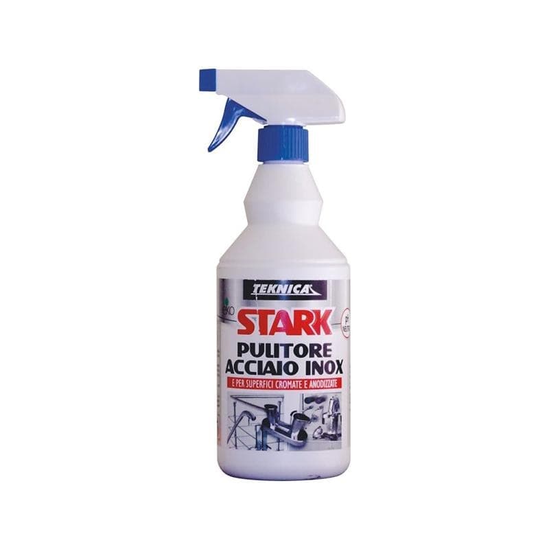 PULITORE LUCIDO PER PULIZIA ACCIAIO INOX E SUPERFICI CROMATE ML750 STARK TEKNICA - 2