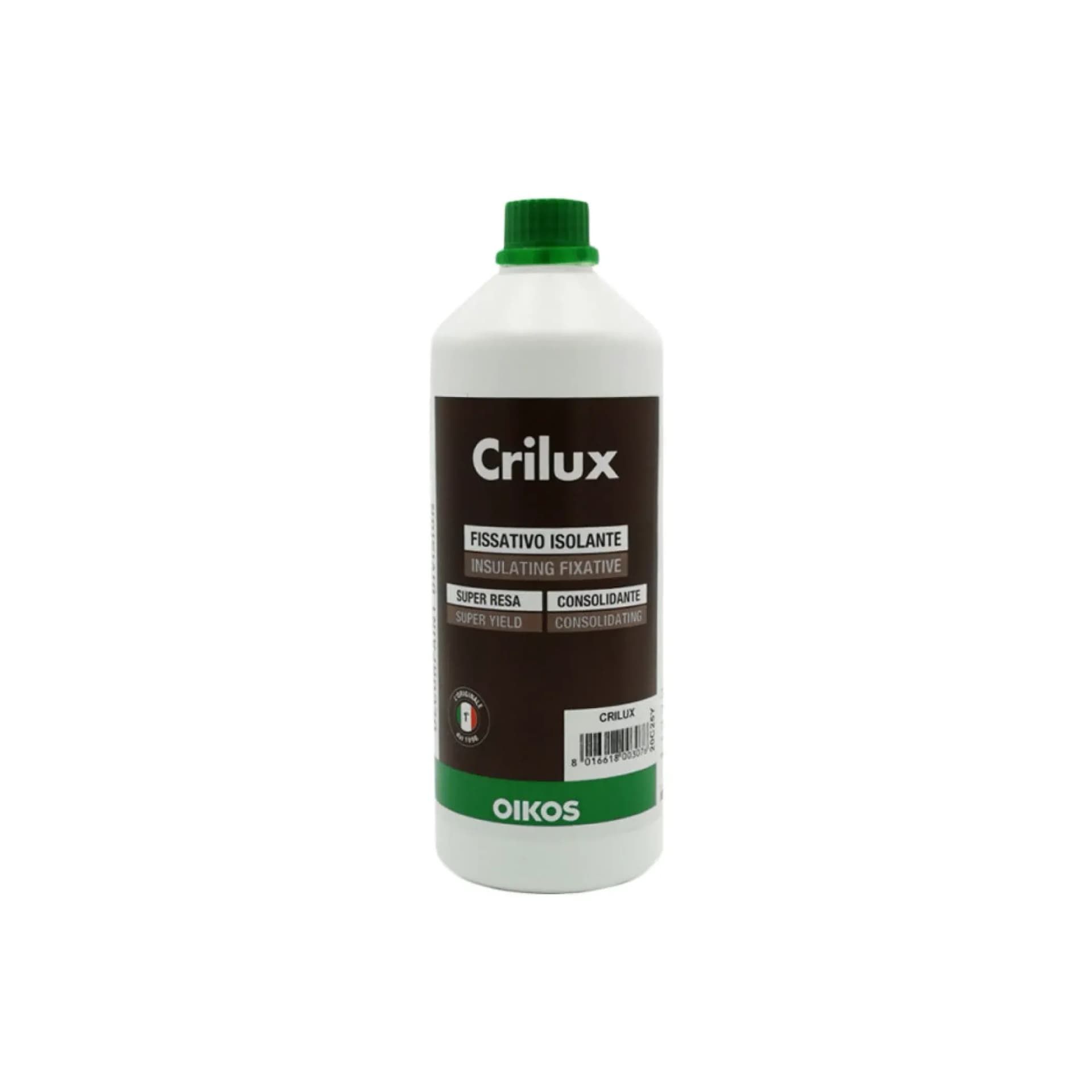 CRILUX OIKOS FISSATIVO ACRILICO TRASPIRANT PER INTERNO PITTURA VERNICE 1LT - 2