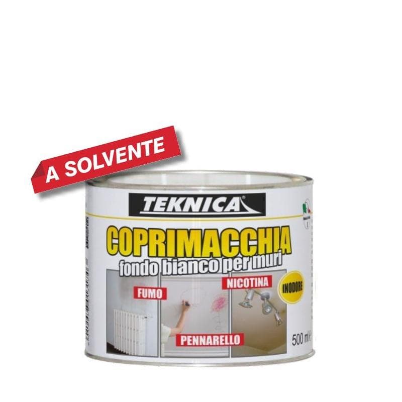 Fondo Bianco inodore Per Legno Opaca Teknica Coprimacchia Spessore 500ml - 2