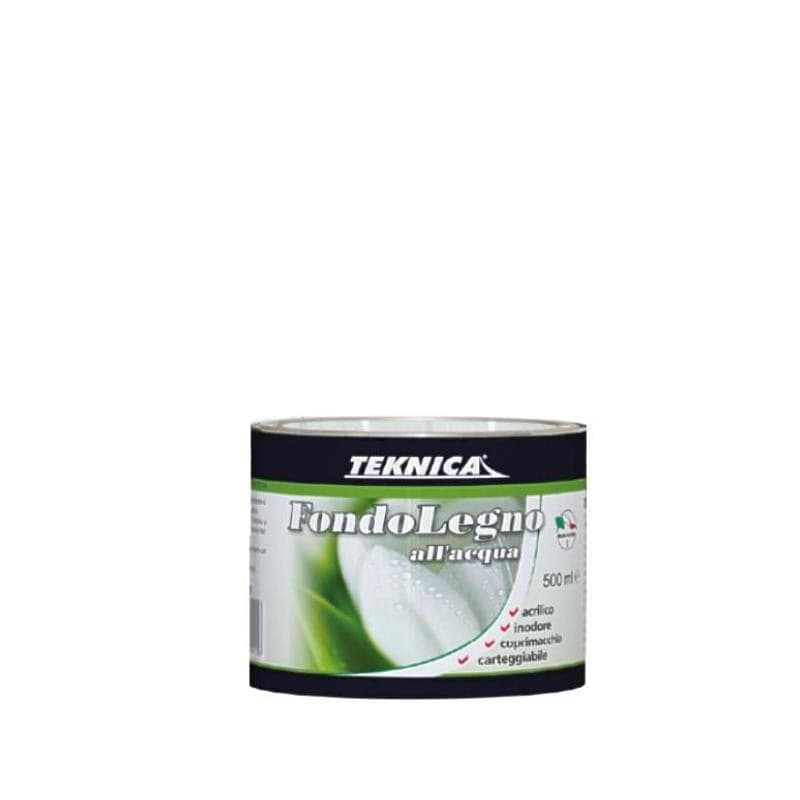 TEKNICA fondo all'acqua per legno inodore riempitivo ml 500 rapida essiccazione - 2