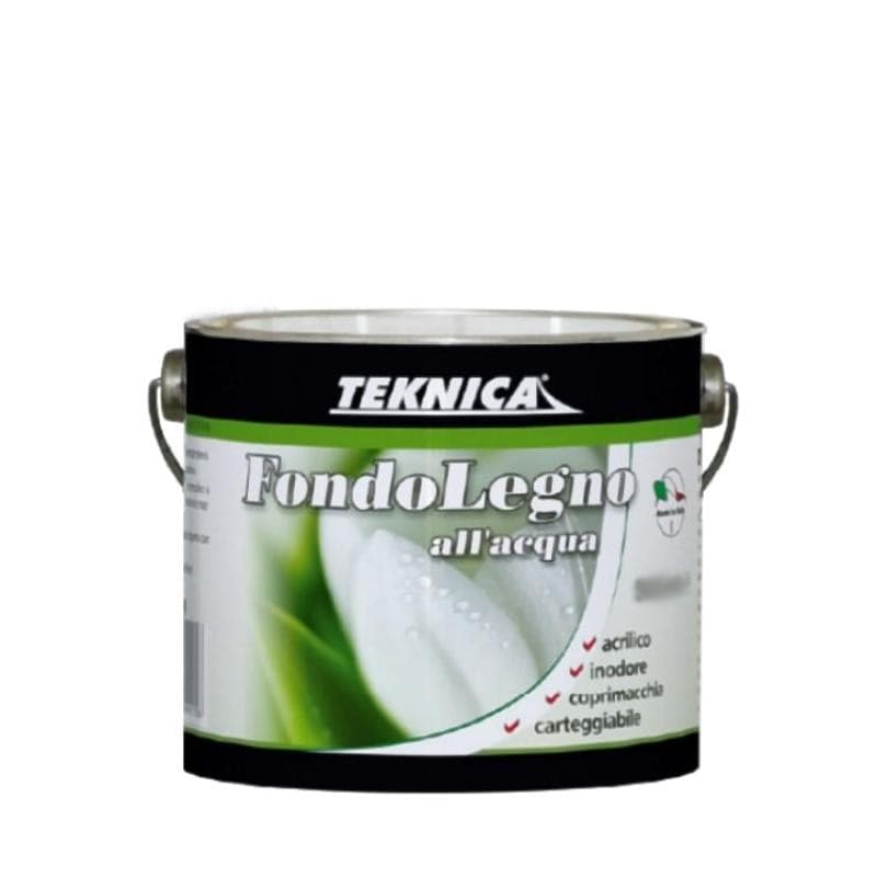 TEKNICA fondo all'acqua per legno inodore riempitivo 2,5 lt rapida essiccazione - 2