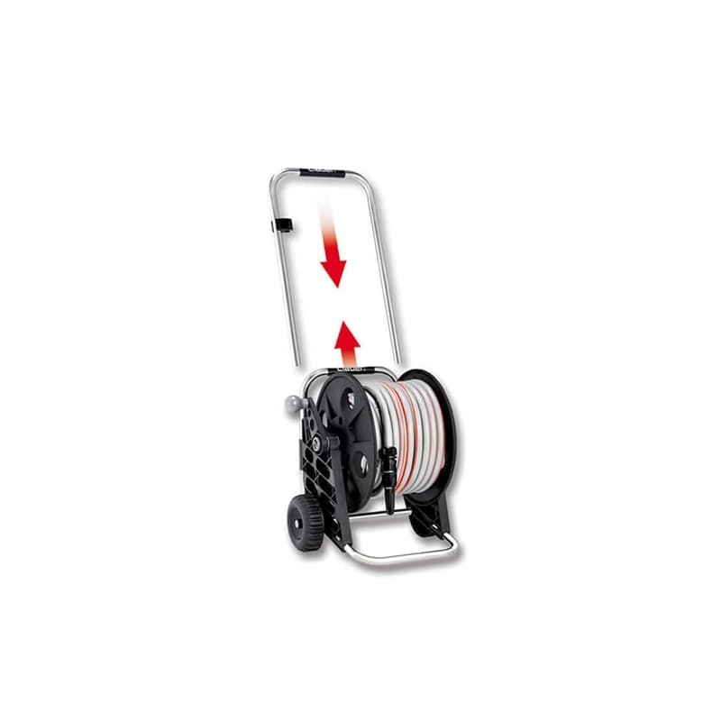 carrello avvolgitubo CLABER genius compact pronto 25mt 8858 tubo uso irrigazione - 3