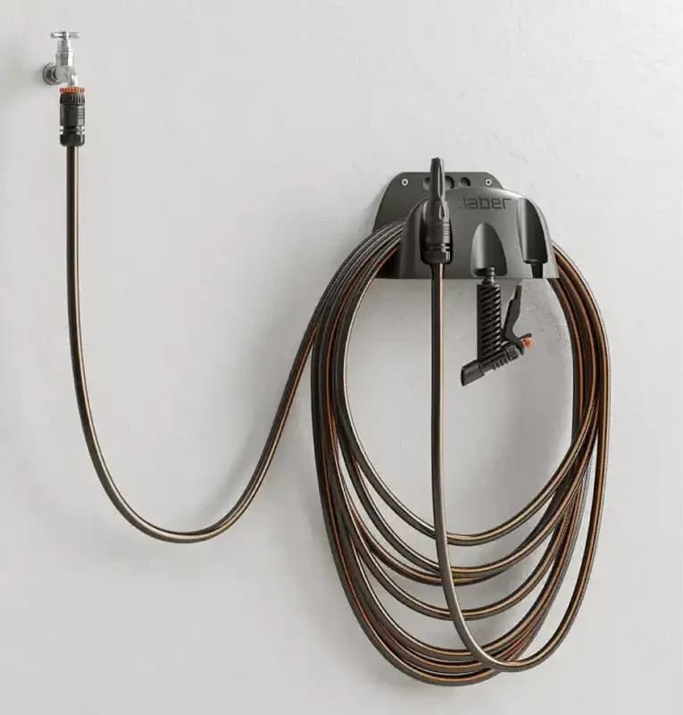 portatubo CLABER 8866 a parete appendibile avvolgitubo porta tubo supporto muro - 2
