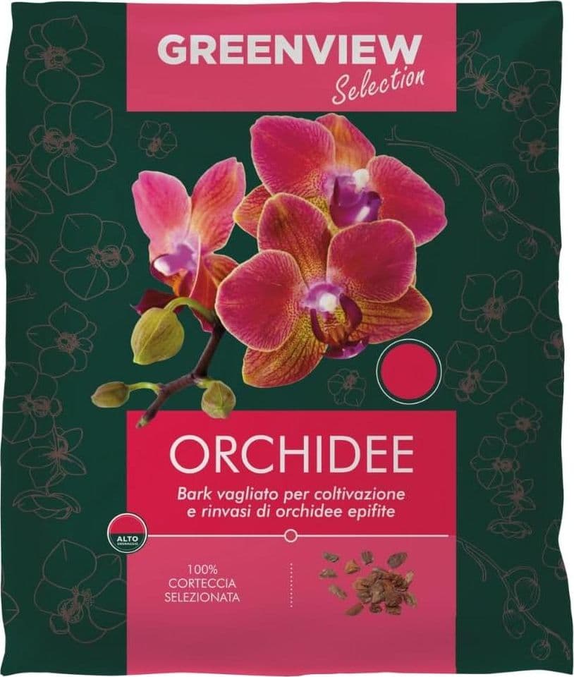Greenview Terriccio di alta Qualità Specifico per le piante per Orchidee 5LT - 8