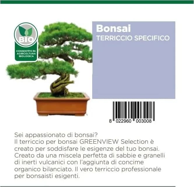 Greenview, Terriccio di alta Qualità, Specifico per le piante per Bonsai, 5LT - 3