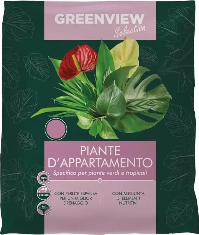 Greenview Terriccio di alta Qualità Specifico per le piante d'appartamento-5LT - 5