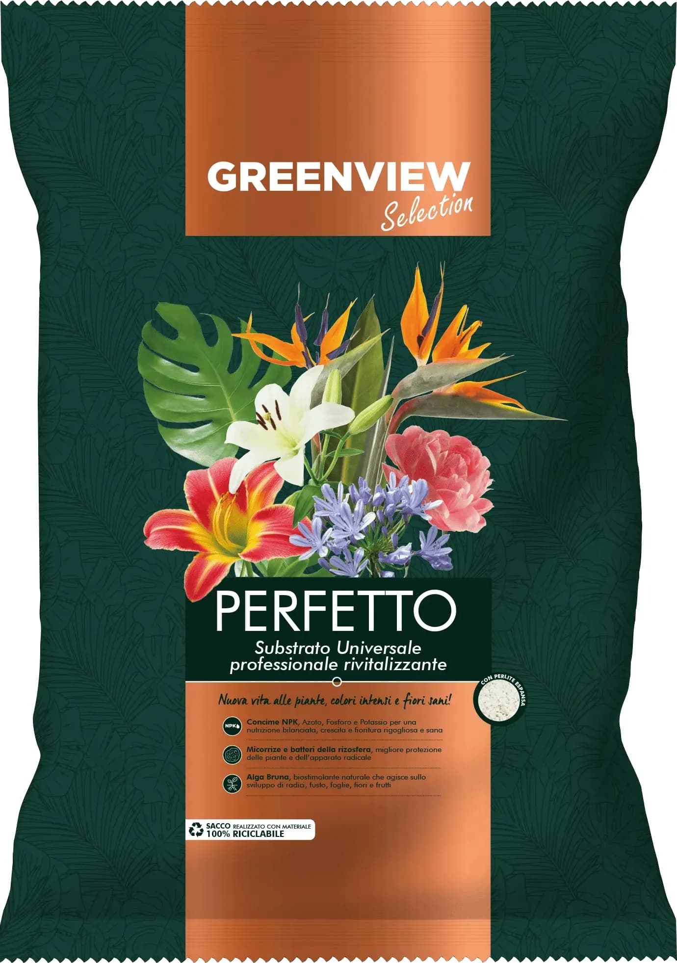 Terriccio GREENVIEW Substrato Universale professionale rivitalizzante 7 LT - 2